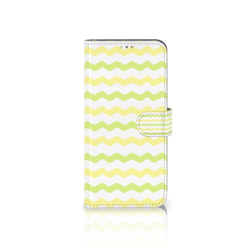OPPO A15 Telefoon Hoesje Waves Yellow