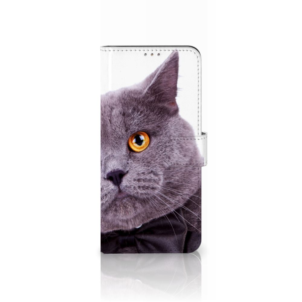Motorola Moto G60 Telefoonhoesje met Pasjes Kat