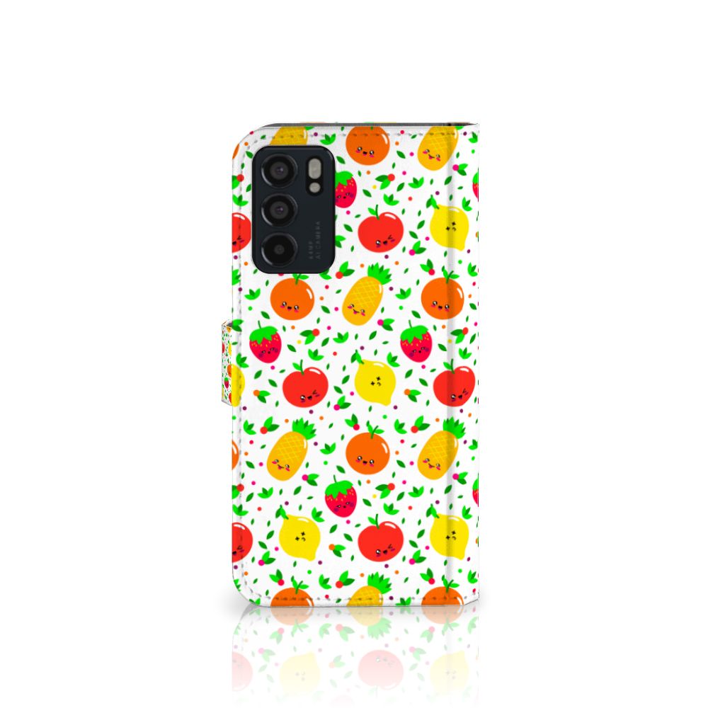 OPPO Reno6 5G Book Cover Fruits