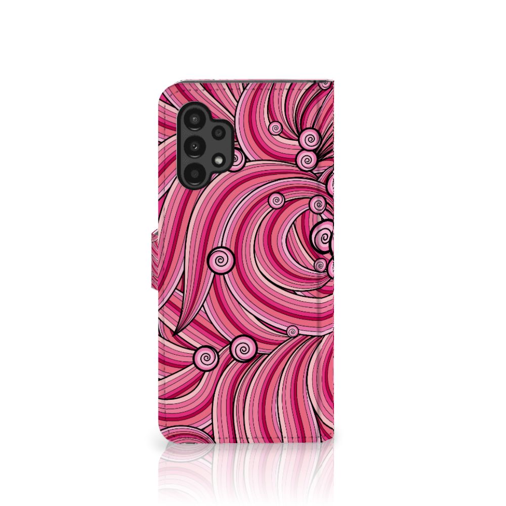 Samsung Galaxy A13 (4G) Hoesje Swirl Pink
