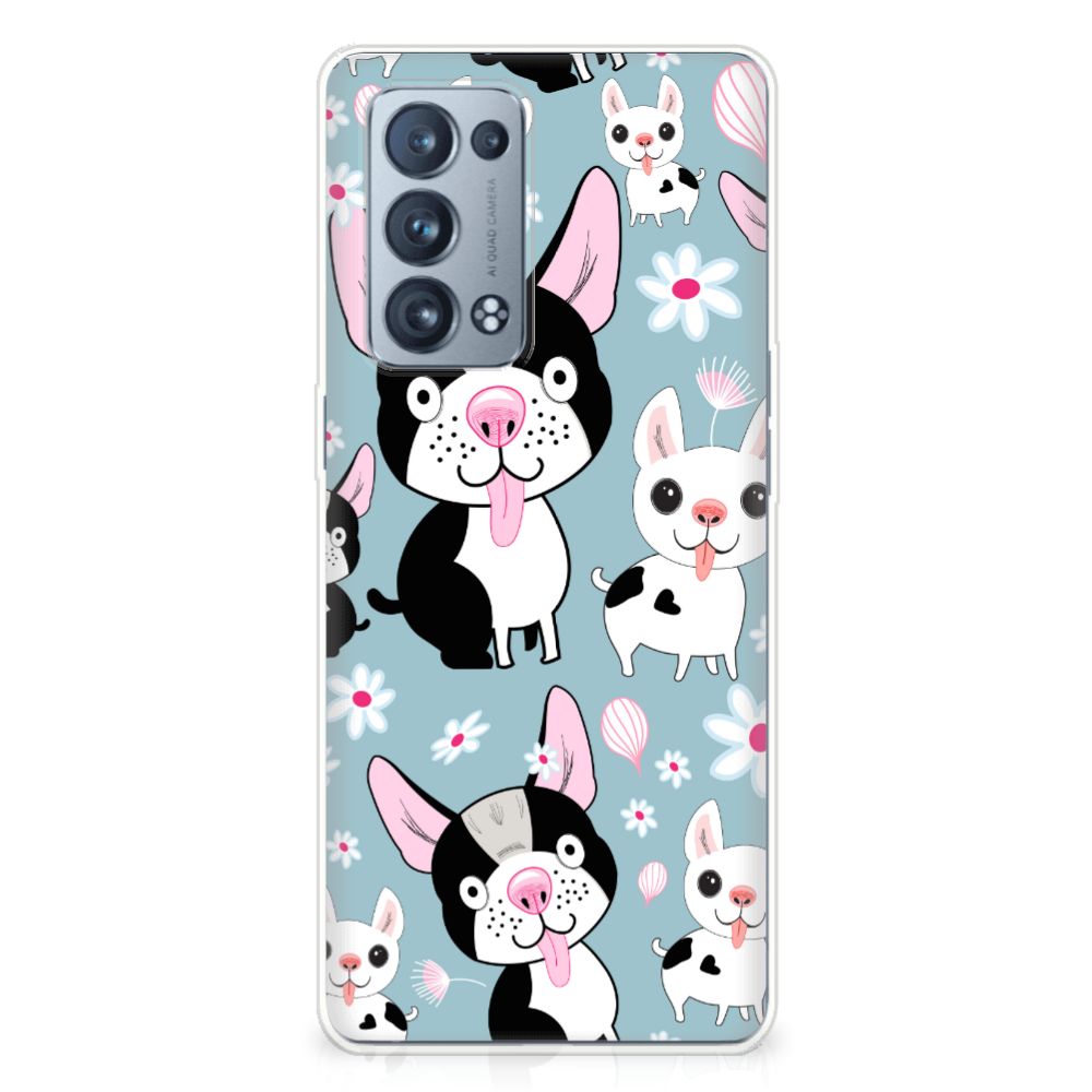 OPPO Reno 6 Pro Plus 5G TPU Hoesje Hondjes B2C Telecom