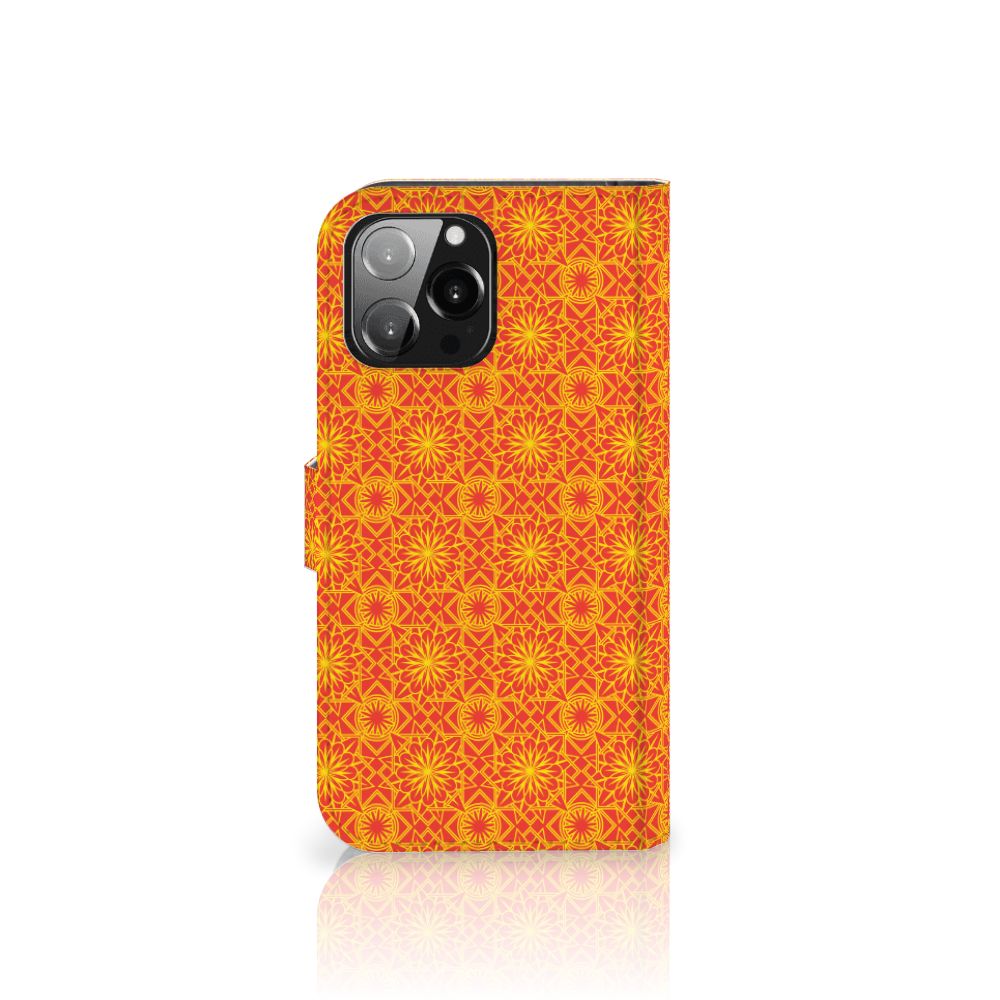 iPhone 13 Pro Max Telefoon Hoesje Batik Oranje