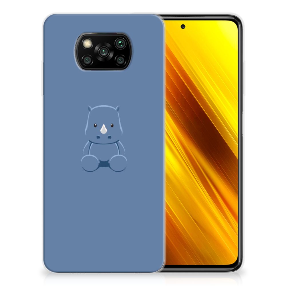 Xiaomi Poco X3 | Poco X3 Pro Telefoonhoesje met Naam Baby Rhino B2C Telecom