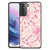 Samsung Galaxy S21 Plus Bloemen Hoesje Pink Flowers