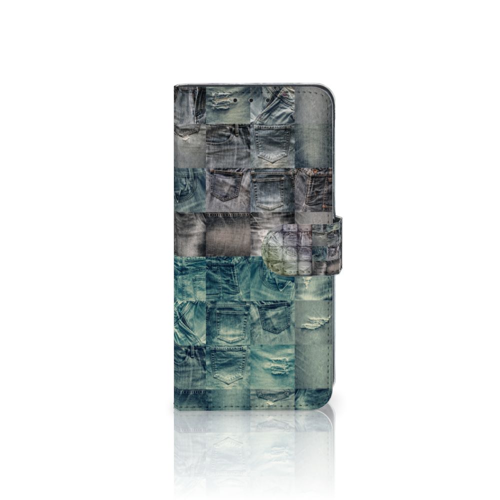 Wallet Case met Pasjes Alcatel 1S 2020 Spijkerbroeken