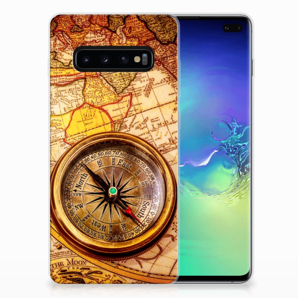 Samsung Galaxy S10 Plus Siliconen Back Cover Kompas