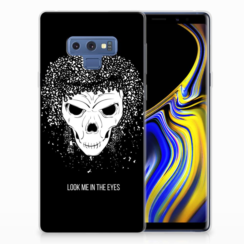 Silicone Back Case Samsung Galaxy Note 9 Skull Hair