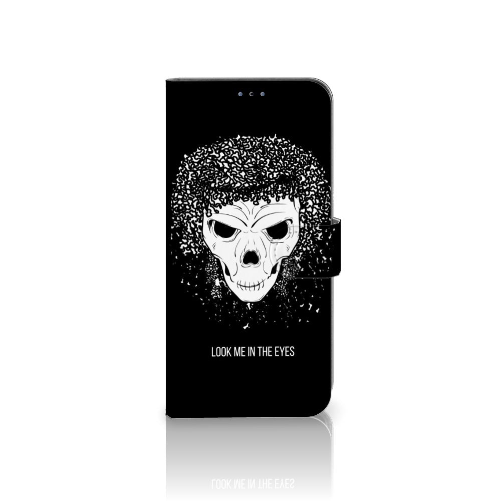 Telefoonhoesje met Naam Samsung Galaxy A03s Skull Hair