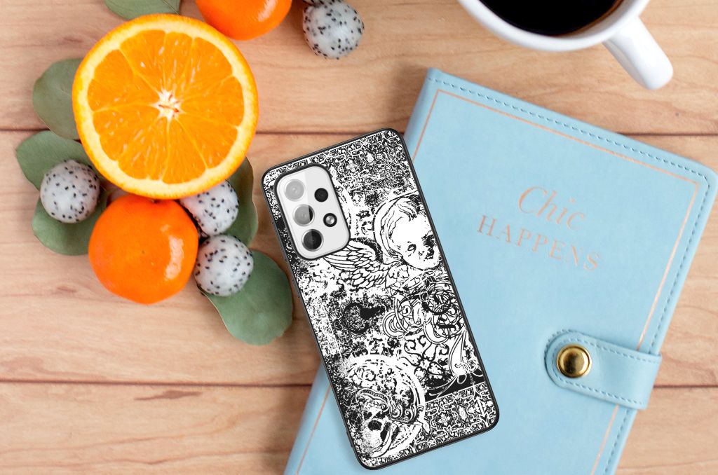 Telefoonhoesje Samsung Galaxy A73 Skulls Angel B2C Telecom