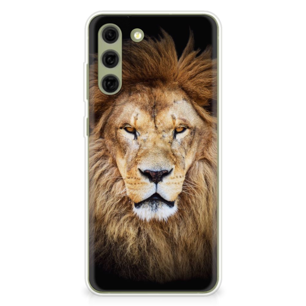 Samsung Galaxy S21FE TPU Hoesje Leeuw