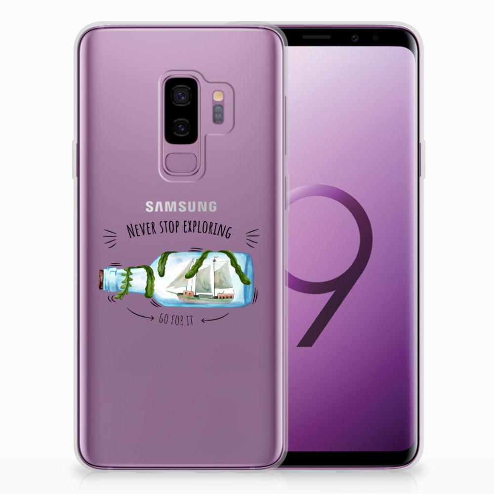 Samsung Galaxy S9 Plus Telefoonhoesje met Naam Boho Bottle