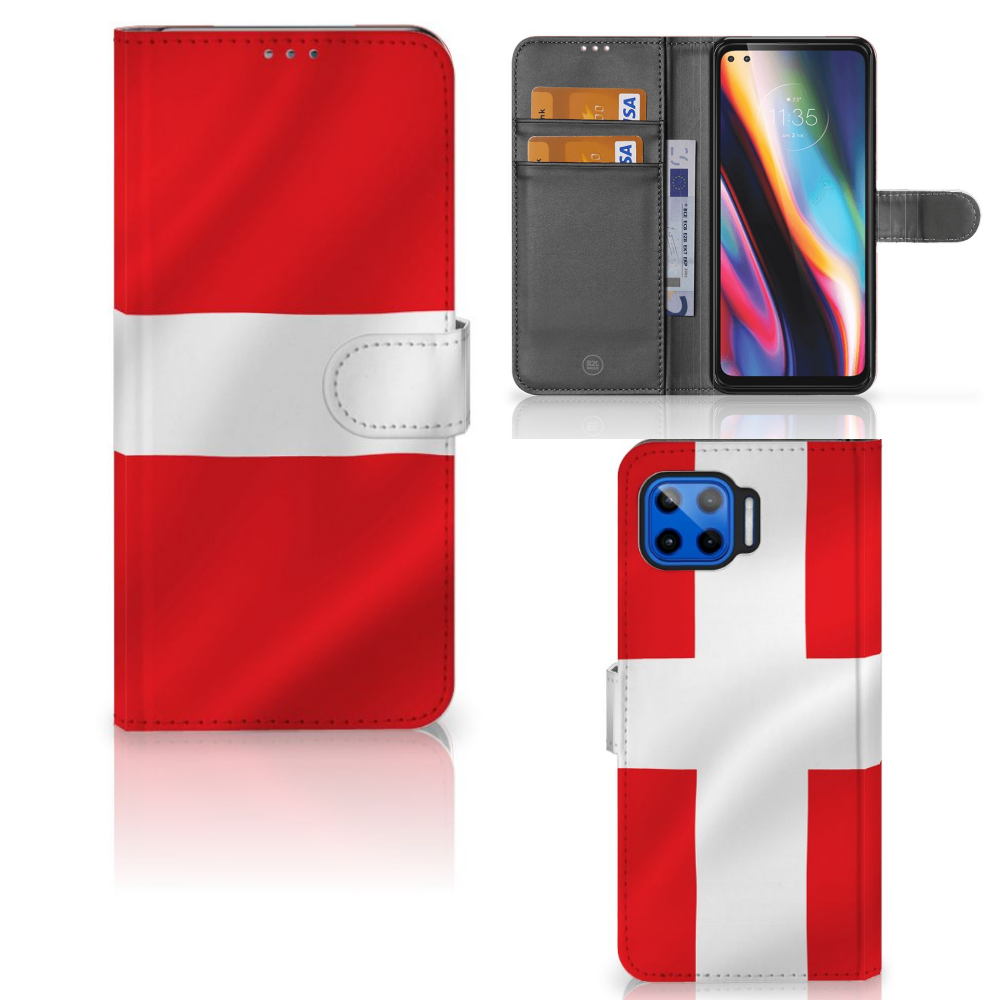 Motorola Moto G 5G Plus Bookstyle Case Denemarken