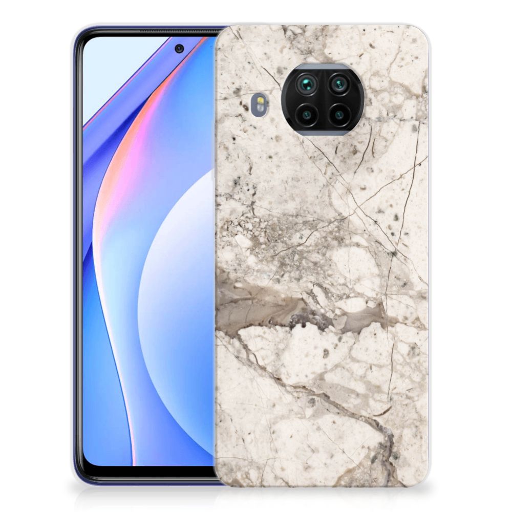 Xiaomi Mi 10T Lite TPU Siliconen Hoesje Marmer Beige B2C Telecom