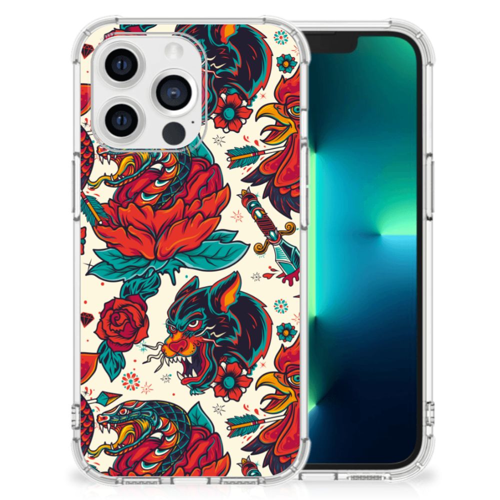 Anti-shock Hoesje met foto voor Apple iPhone 13 Pro Old Skool B2C Telecom