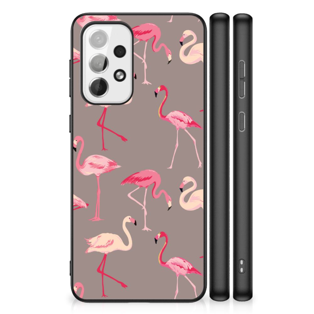 Samsung Galaxy A73 Dierenprint Telefoonhoesje Flamingo B2C Telecom