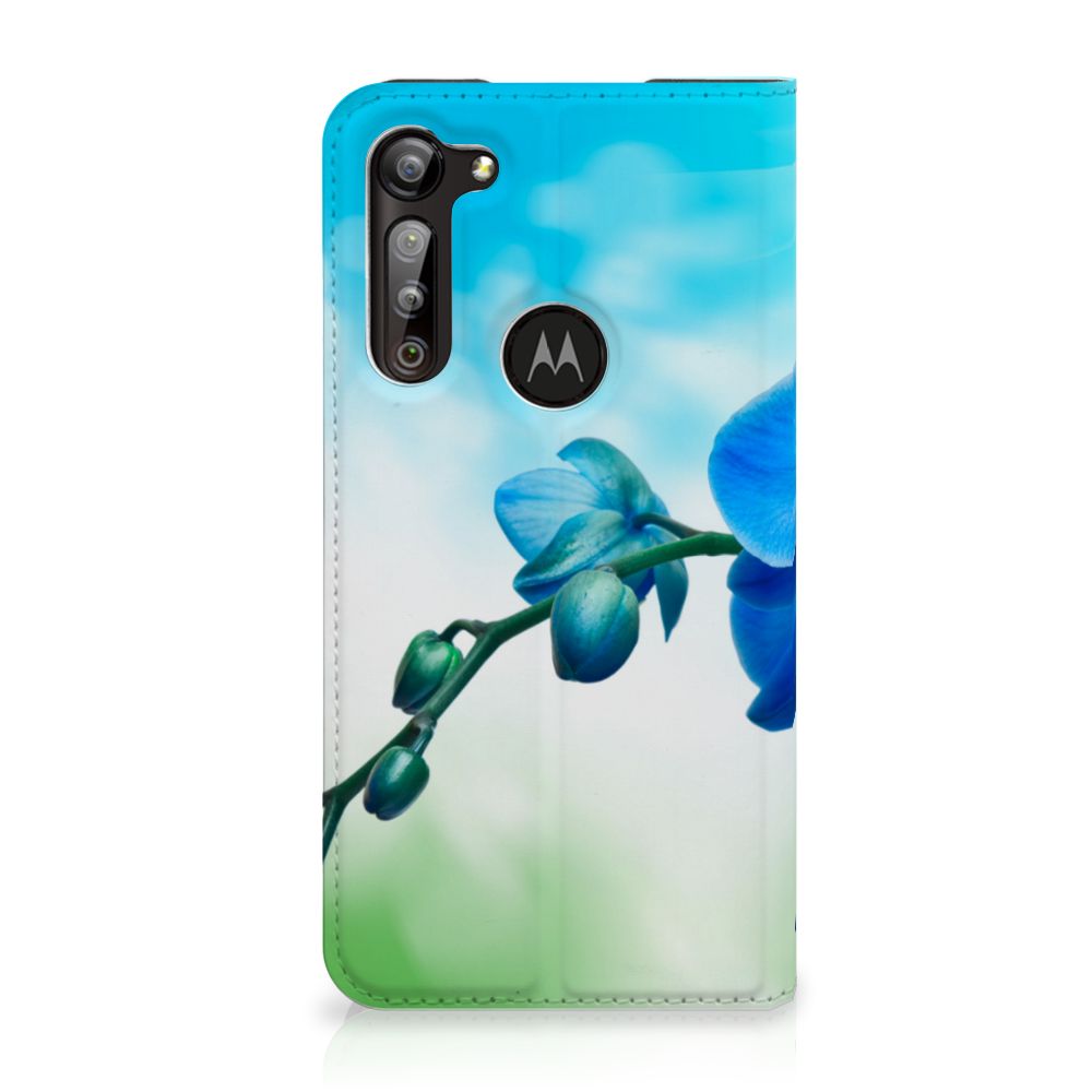 Motorola Moto G8 Power Smart Cover Orchidee Blauw - Cadeau voor je Moeder - B2C Telecom