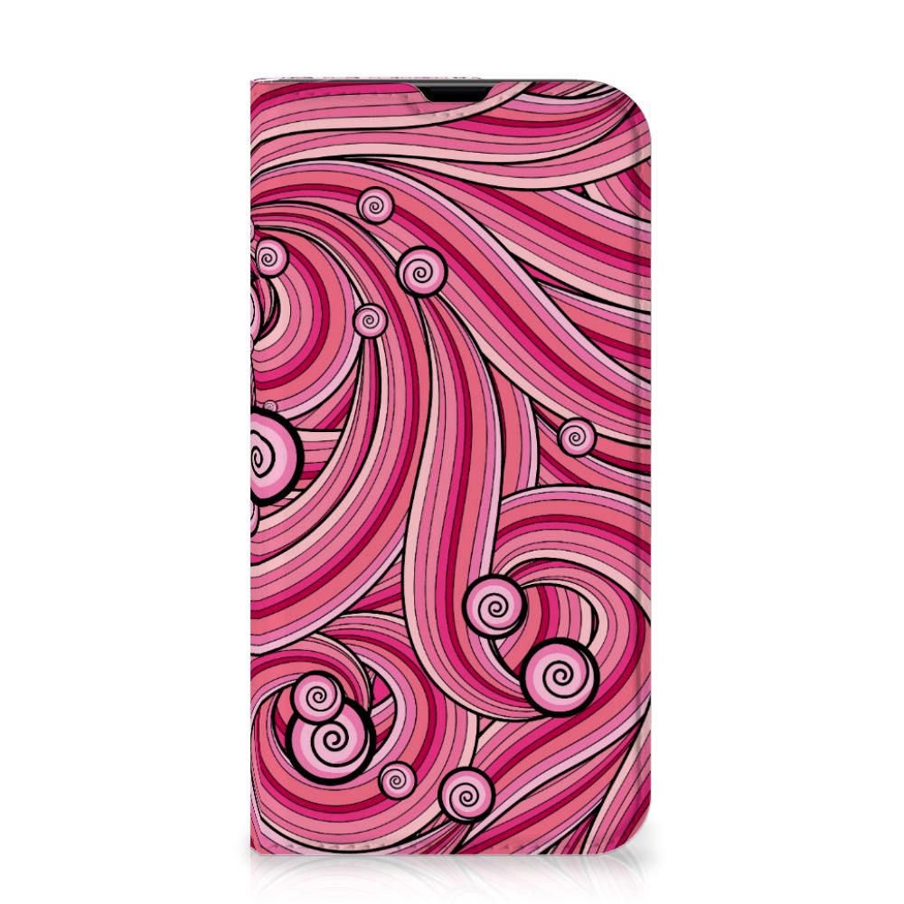 iPhone 13 Pro Bookcase Swirl Pink - B2C Telecom