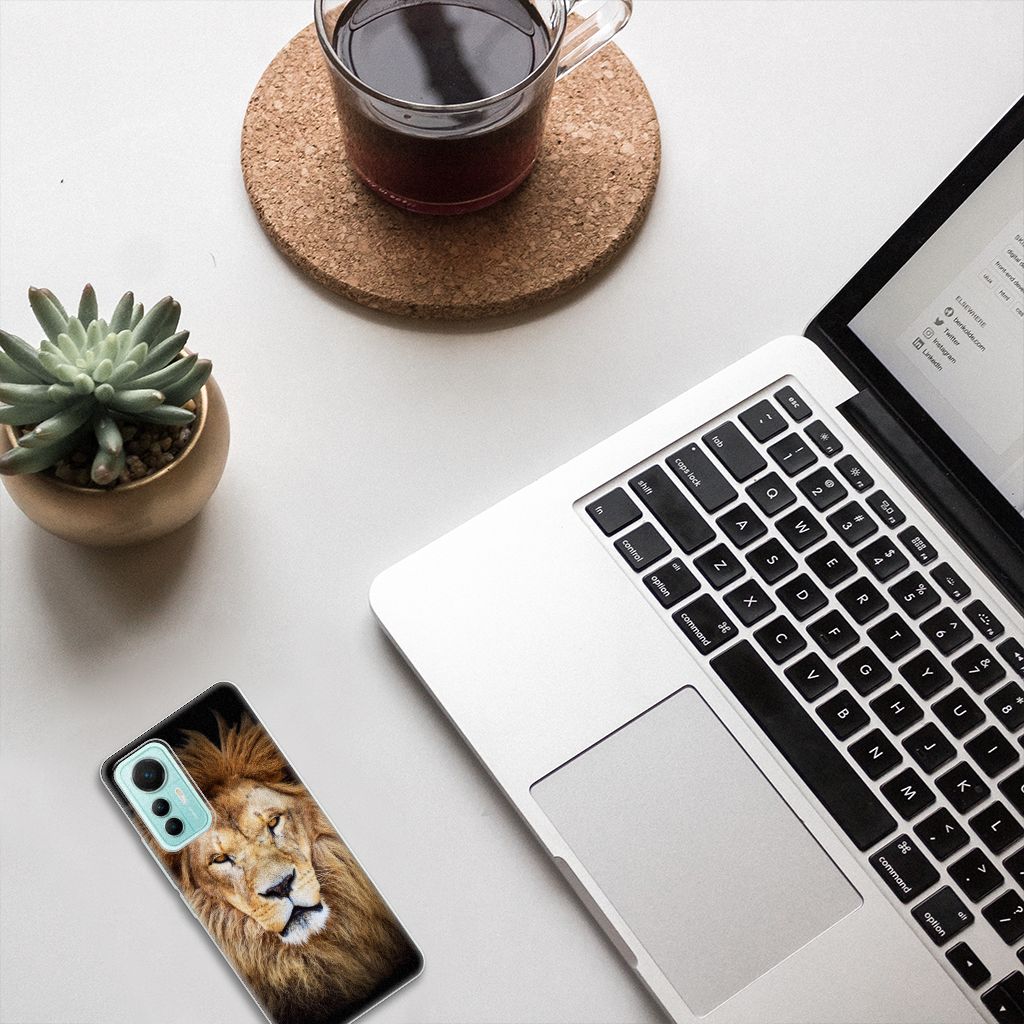 Xiaomi 12 Lite TPU Hoesje Leeuw B2C Telecom