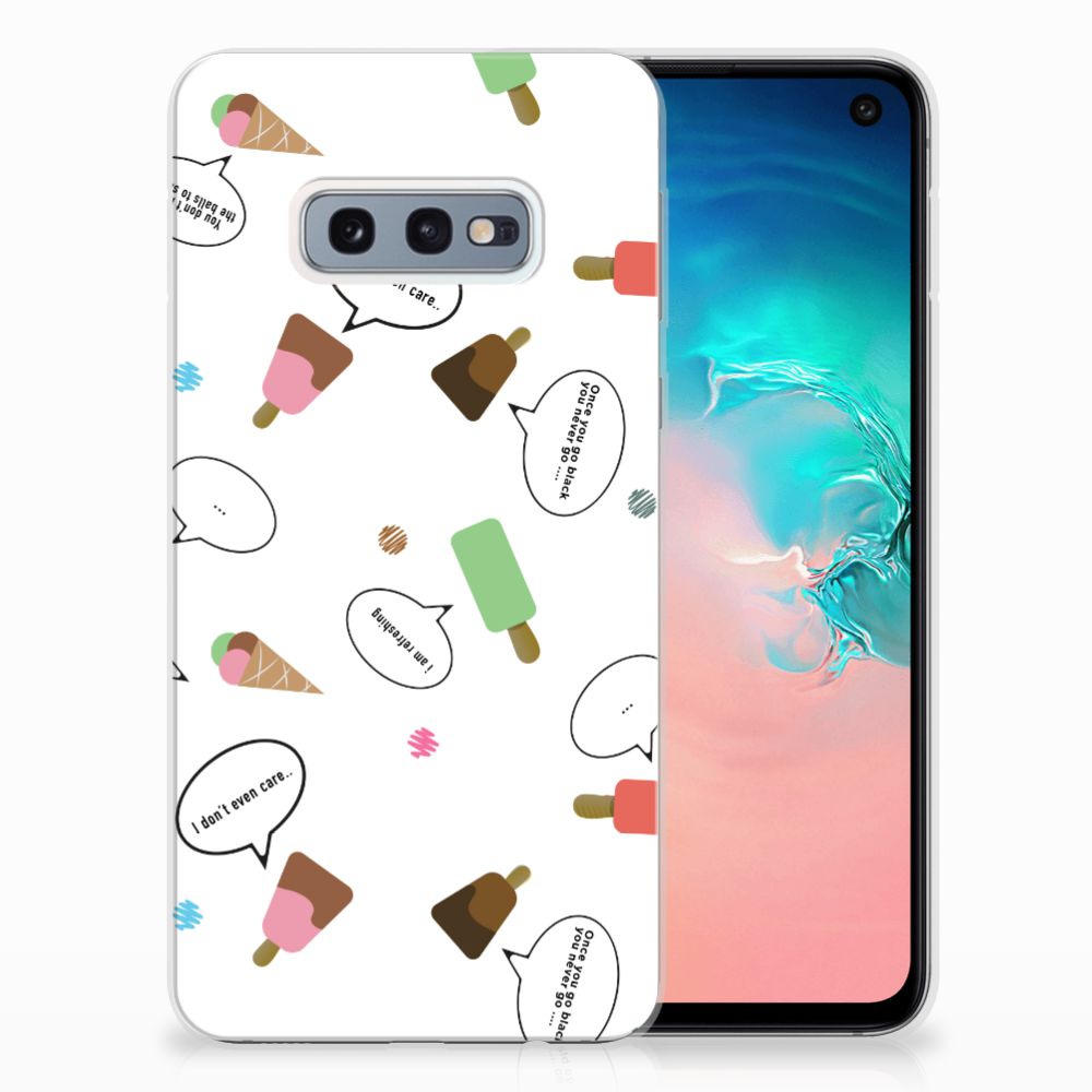Samsung Galaxy S10e Siliconen Case IJsjes