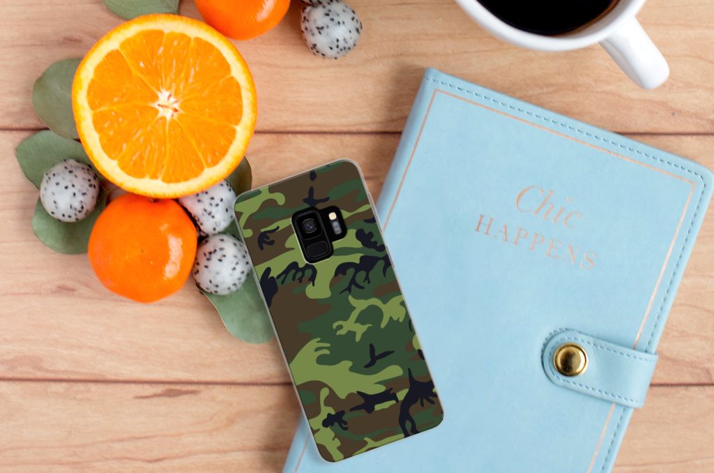 Samsung Galaxy S9 TPU bumper Army Dark