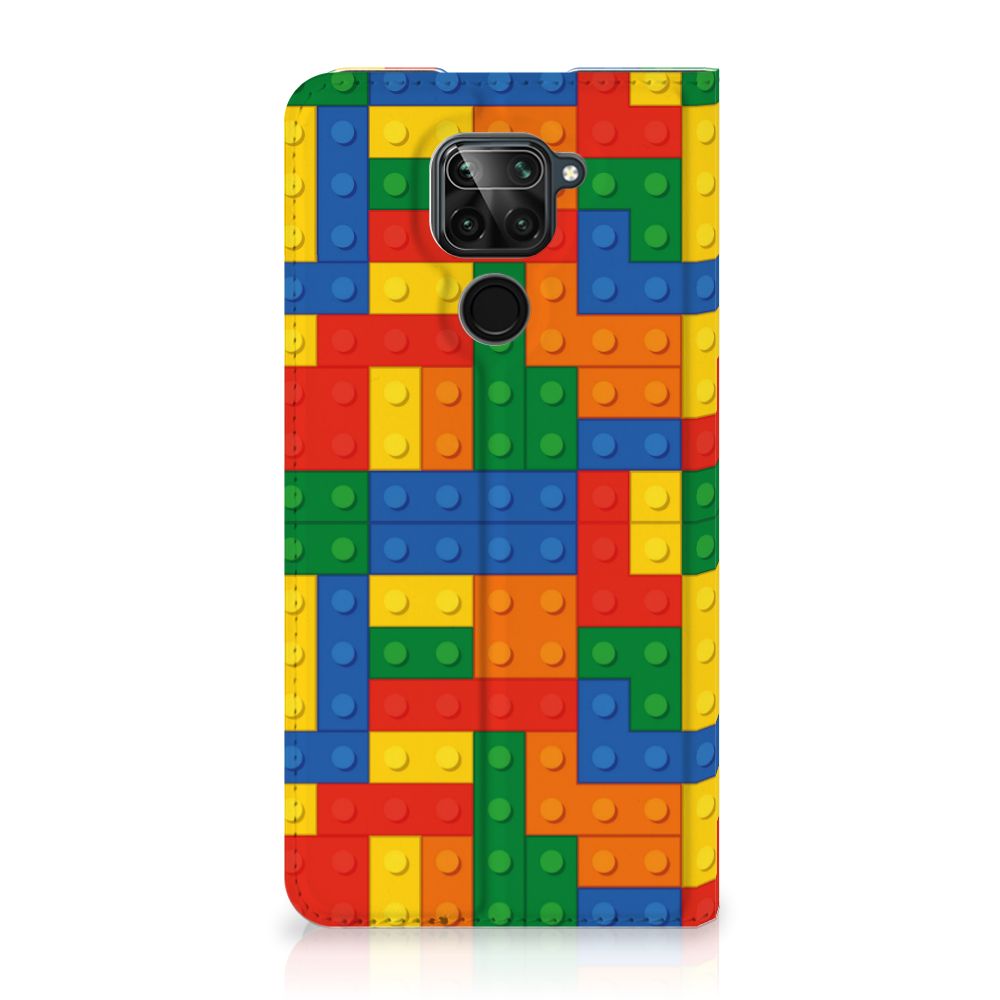 Xiaomi Redmi Note 9 Hoesje met Magneet Blokken - B2C Telecom