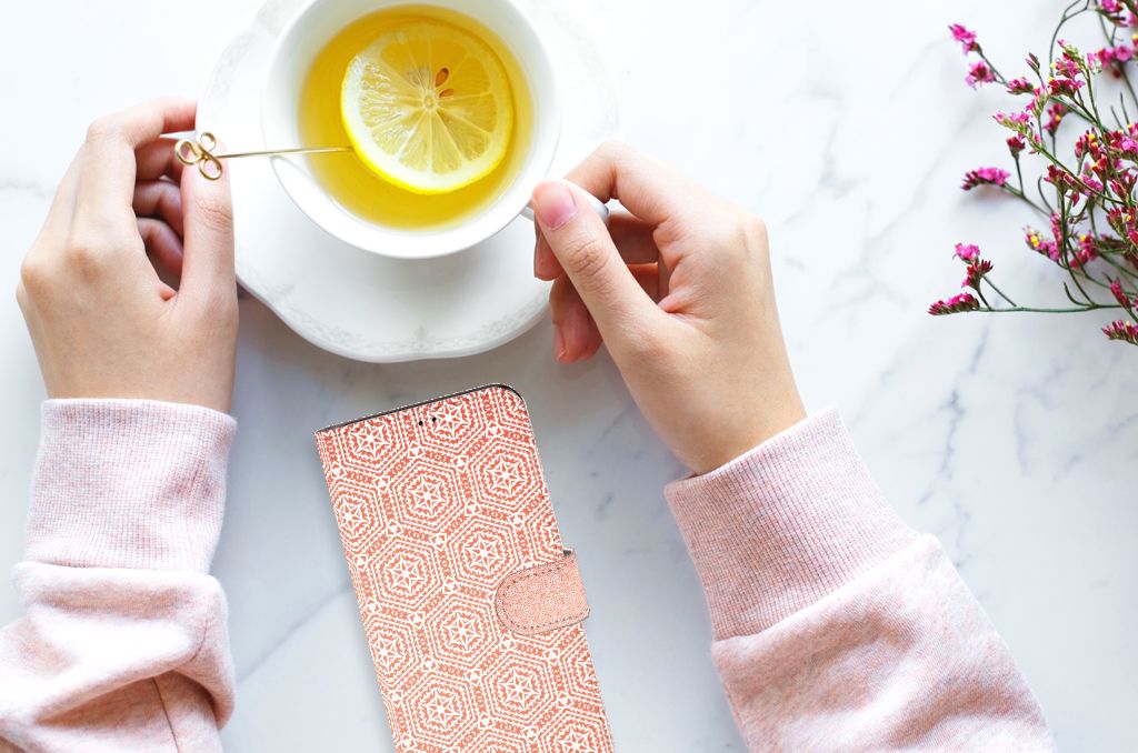 Samsung Galaxy A23 Telefoon Hoesje Pattern Orange