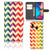 Samsung Galaxy A30 Telefoon Hoesje Zigzag Multi Color