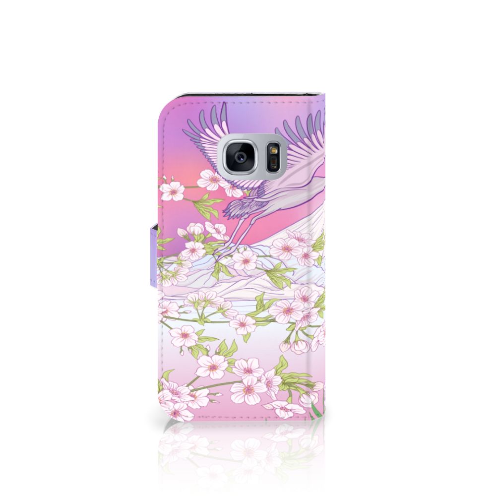 Samsung Galaxy S7 Telefoonhoesje met Pasjes Bird Flying