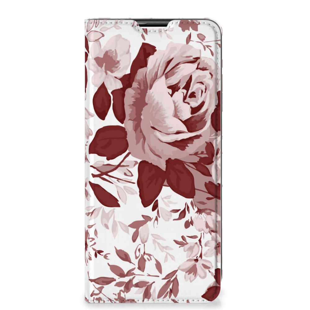 Bookcase Samsung Galaxy Note 10 Lite Watercolor Flowers - B2C Telecom