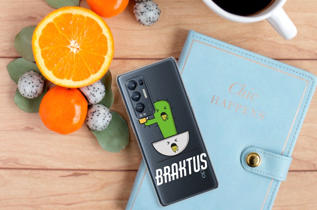 OPPO Find X3 Neo Telefoonhoesje met Naam Braktus B2C Telecom