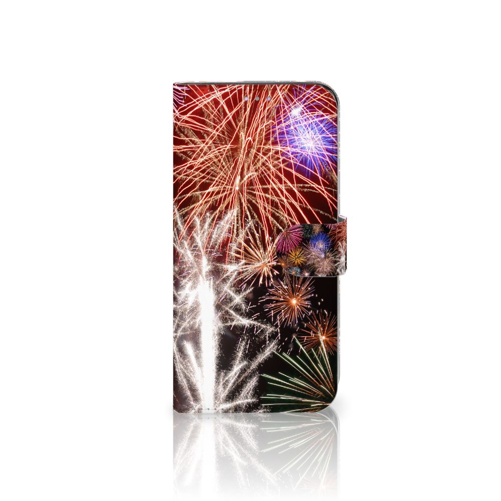 Samsung Galaxy A31 Wallet Case met Pasjes Vuurwerk