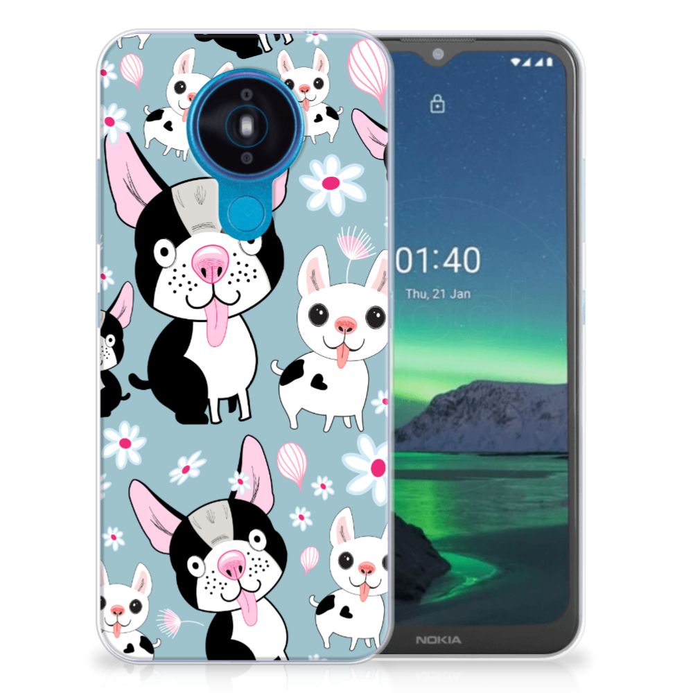 Nokia 1.4 TPU Hoesje Hondjes