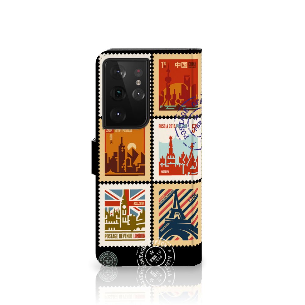 Samsung Galaxy S21 Ultra Flip Cover Postzegels