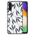 Samsung Galaxy A13 5G | A04s Bloemen Hoesje Leaves Blue