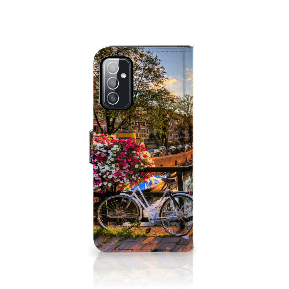 Samsung Galaxy M52 Flip Cover Amsterdamse Grachten