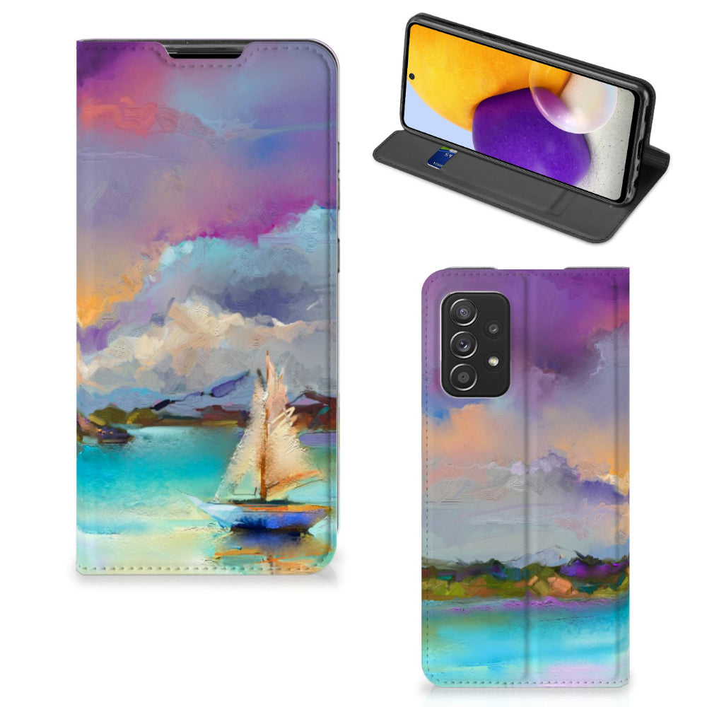 Bookcase Samsung Galaxy A72 (5G/4G) Boat