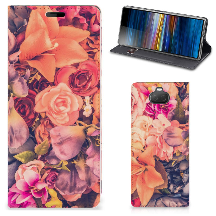 Sony Xperia 10 Smart Cover Bosje Bloemen