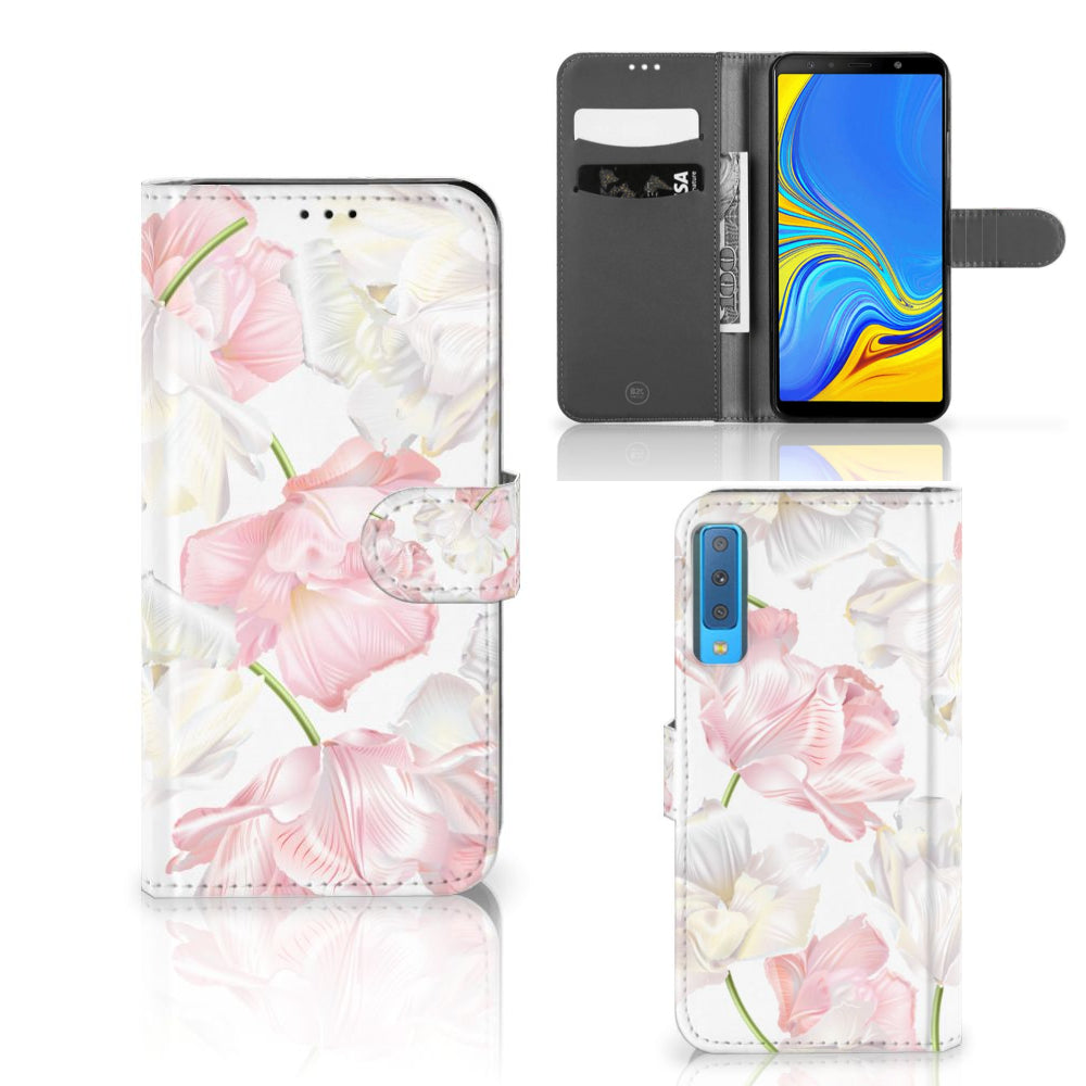 Samsung Galaxy A7 (2018) Hoesje Lovely Flowers