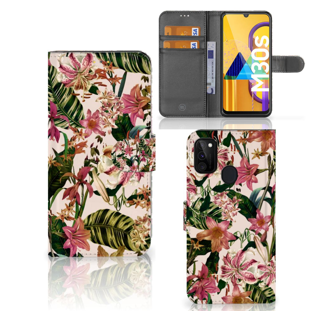 Samsung Galaxy M21 | M30s Hoesje Flowers