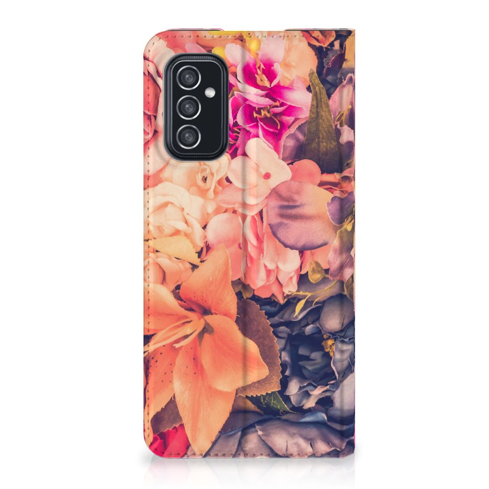 Samsung Galaxy M52 Smart Cover Bosje Bloemen - B2C Telecom