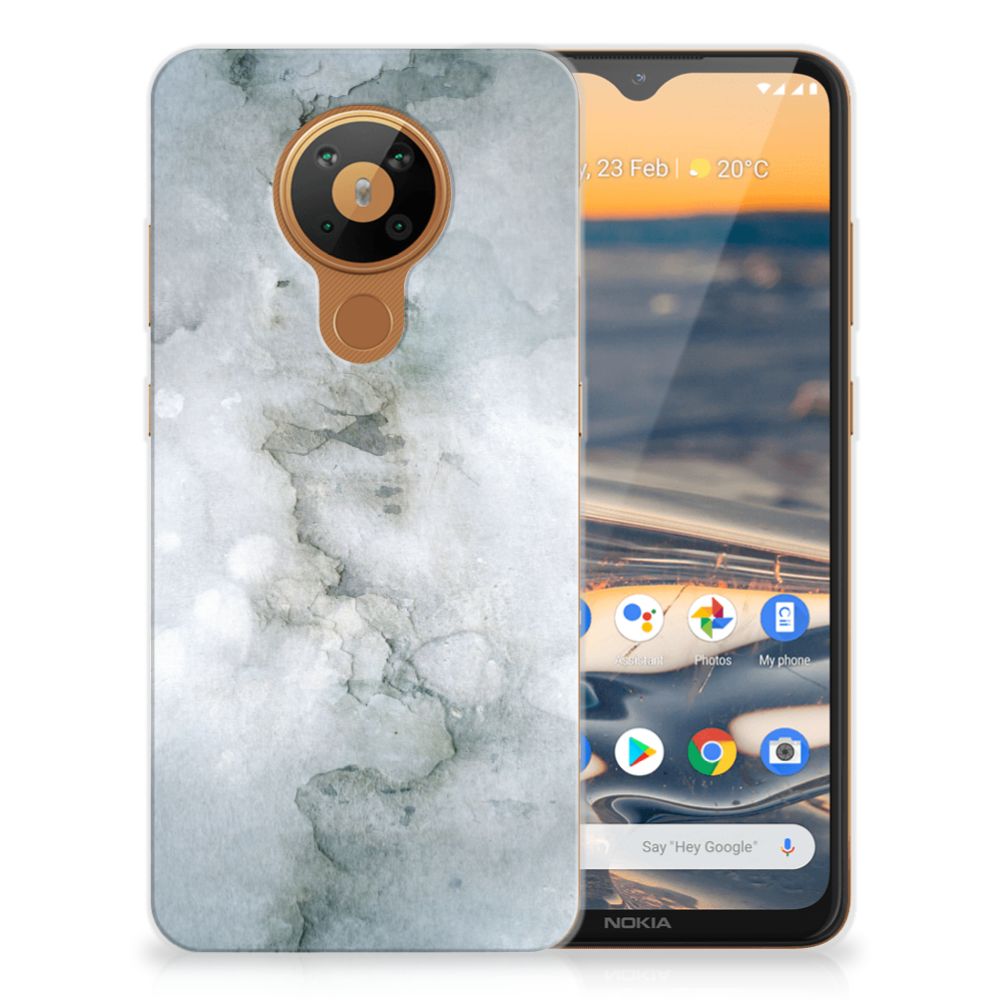 Hoesje maken Nokia 5.3 Painting Grey B2C Telecom