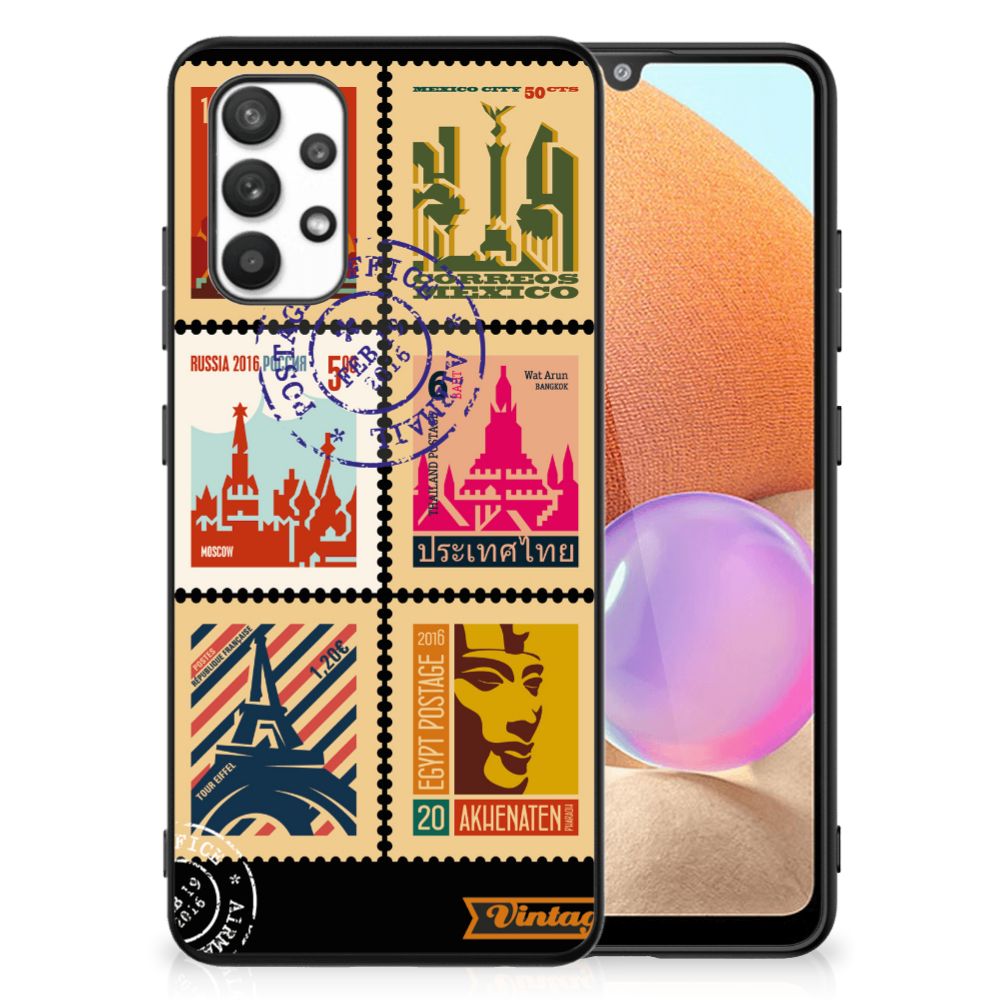 Samsung Galaxy A32 4G | A32 5G Enterprise Editie TPU Backcover Postzegels B2C Telecom