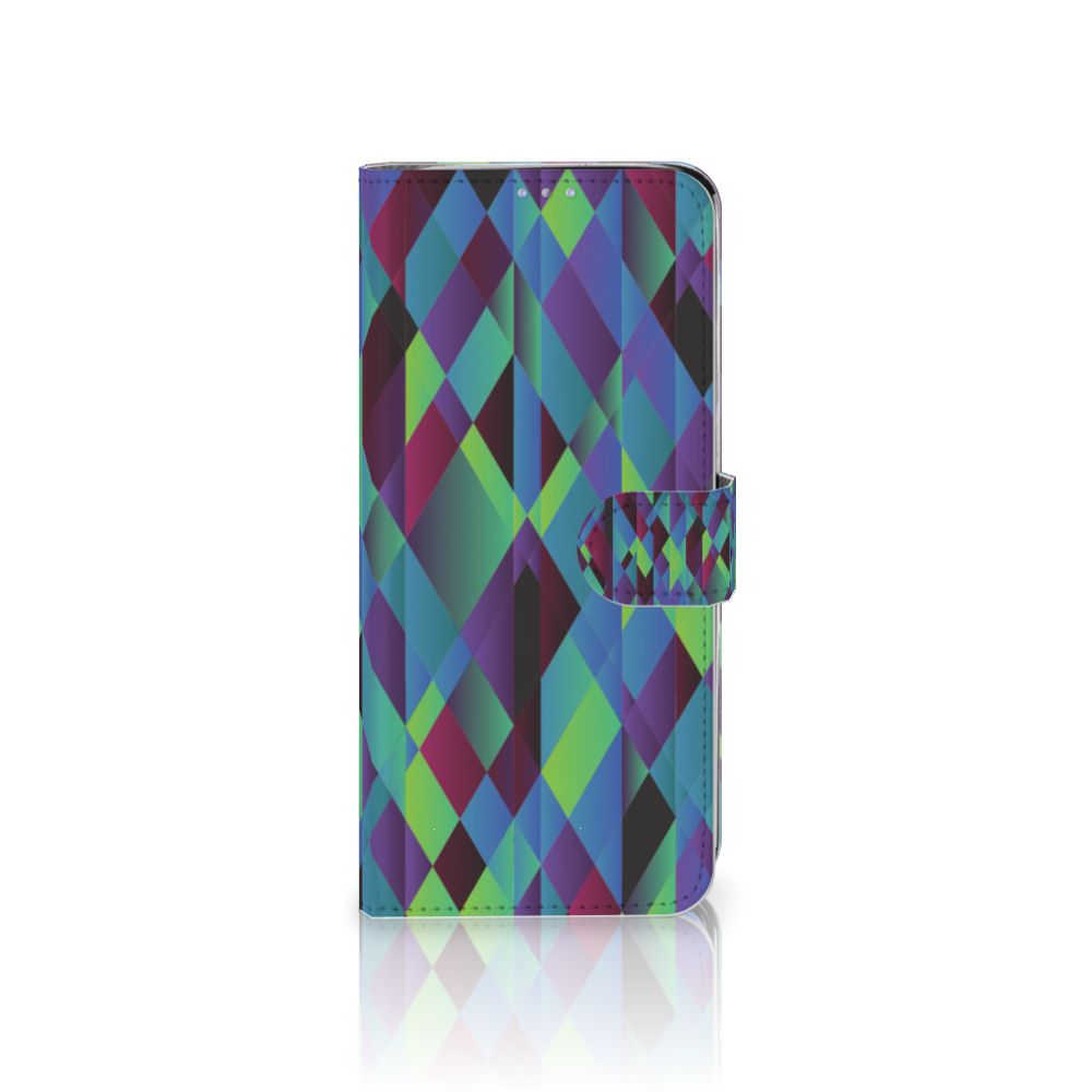 Samsung Galaxy S20 Ultra Book Case Abstract Green Blue