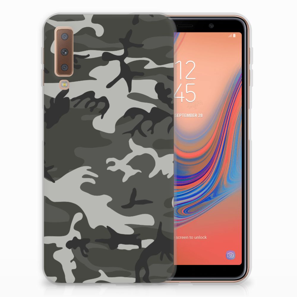 Samsung Galaxy A7 (2018) TPU bumper Army Light