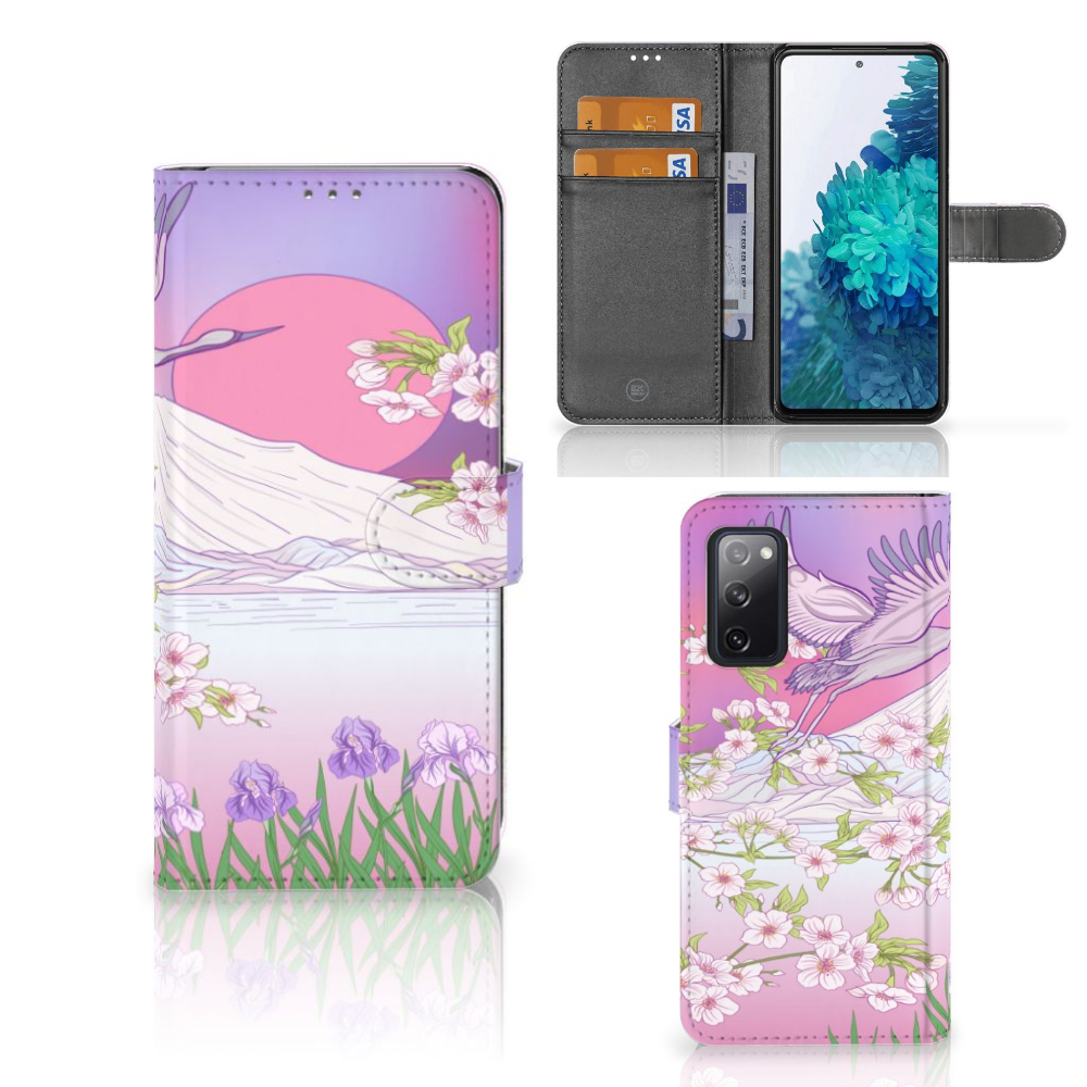 Samsung Galaxy S20 FE Telefoonhoesje met Pasjes Bird Flying