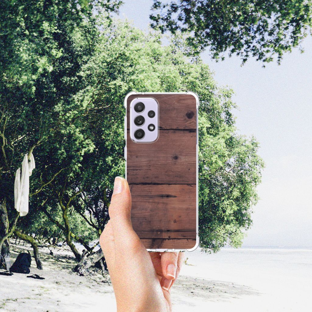Samsung Galaxy A33 Stevig Telefoonhoesje Old Wood B2C Telecom