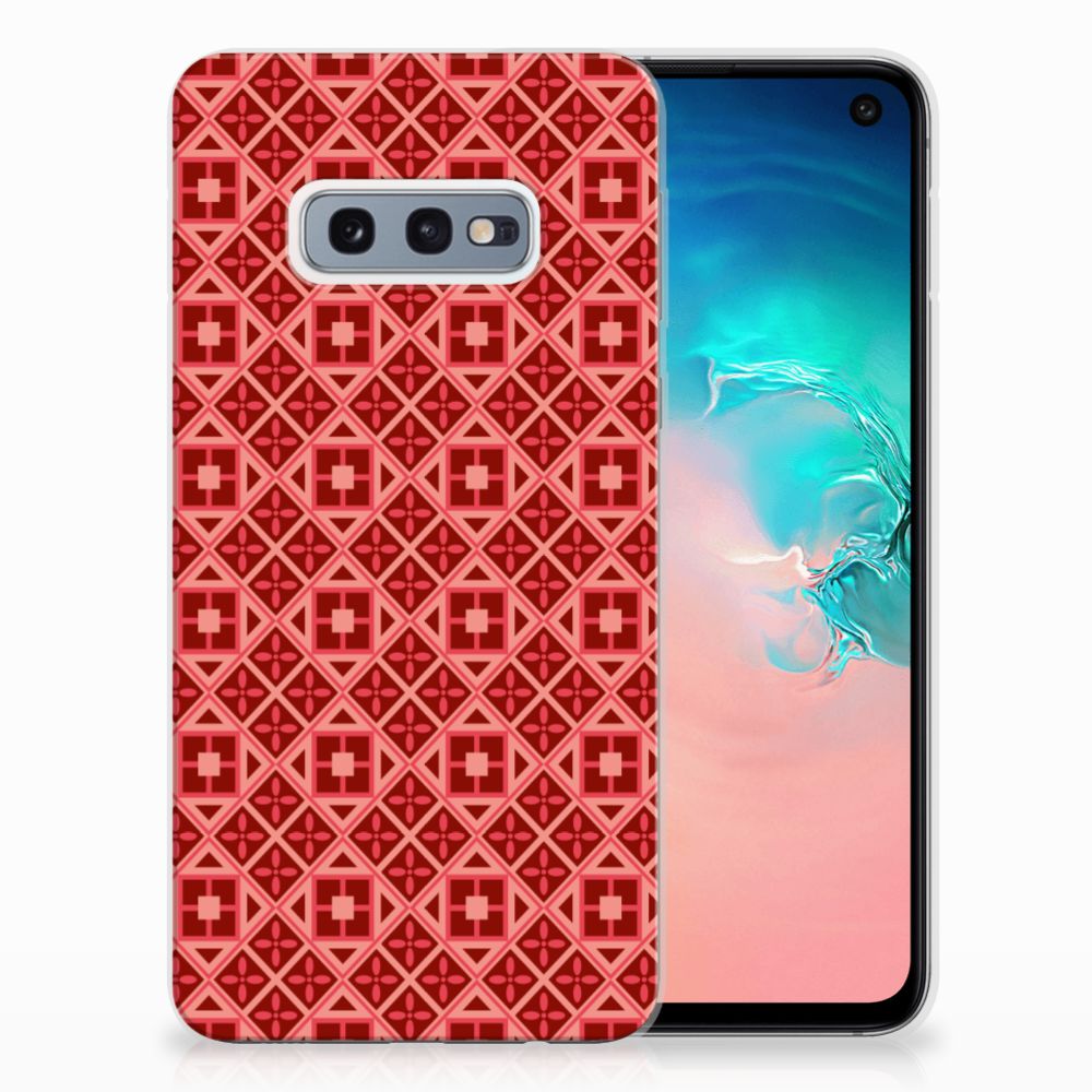 Samsung Galaxy S10e TPU bumper Batik Rood