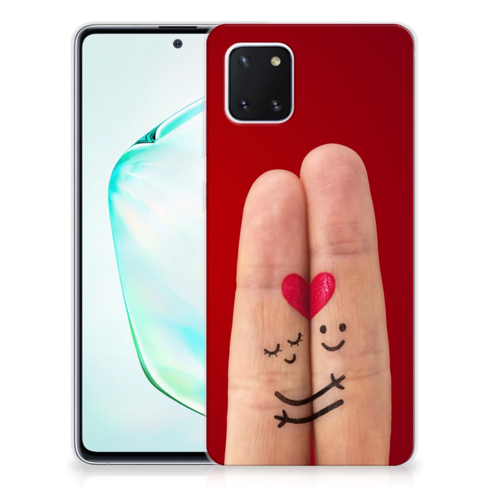 Samsung Galaxy Note 10 Lite Silicone Back Cover Liefde - Origineel Romantisch Cadeau B2C Telecom
