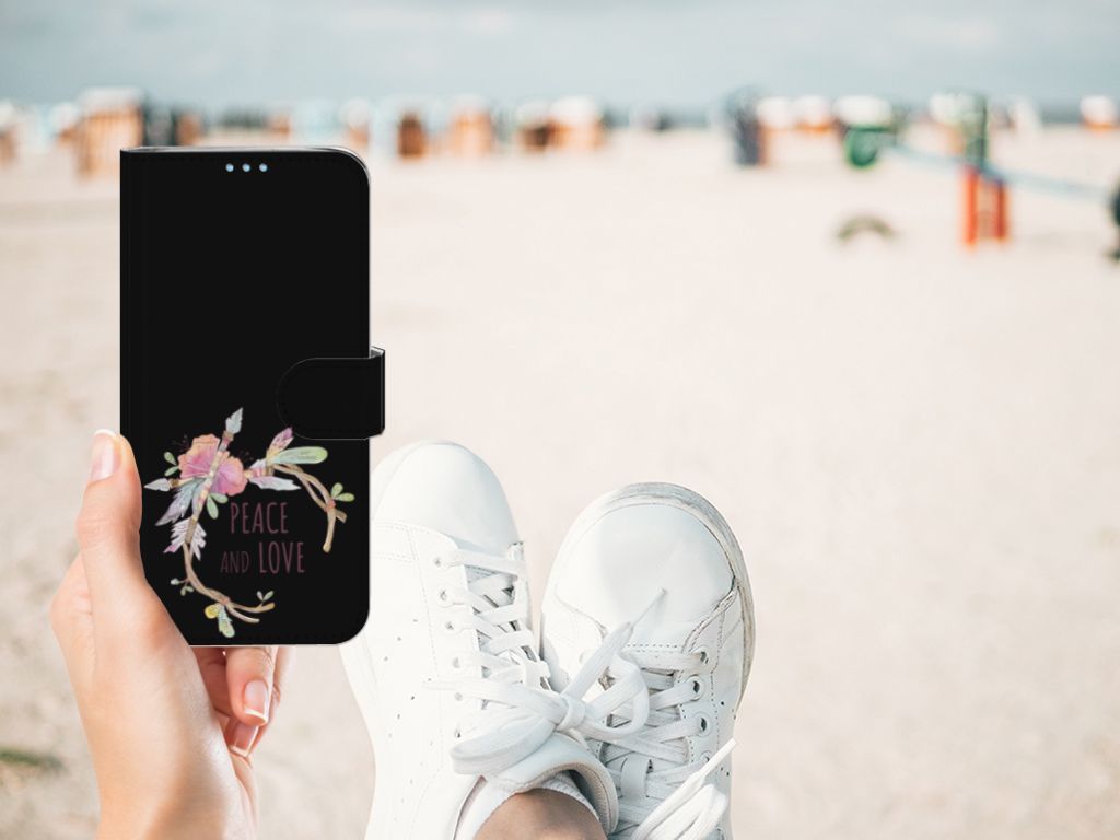 Huawei P40 Lite Leuk Hoesje Boho Text