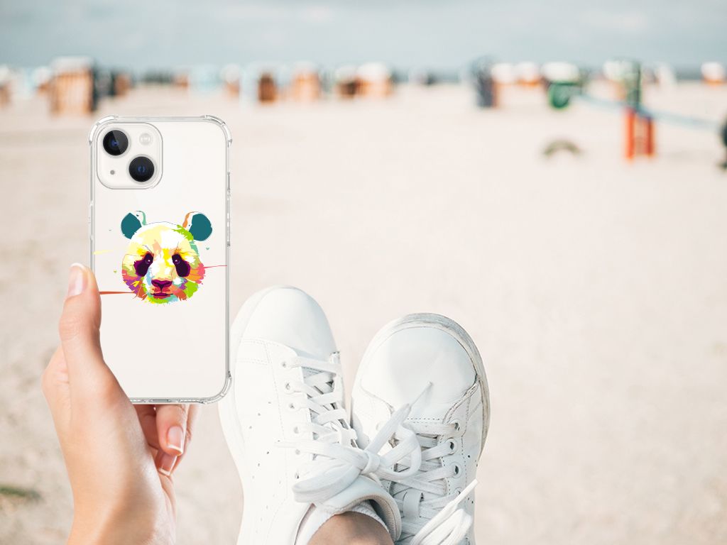 iPhone 13 Stevig Bumper Hoesje Panda Color B2C Telecom
